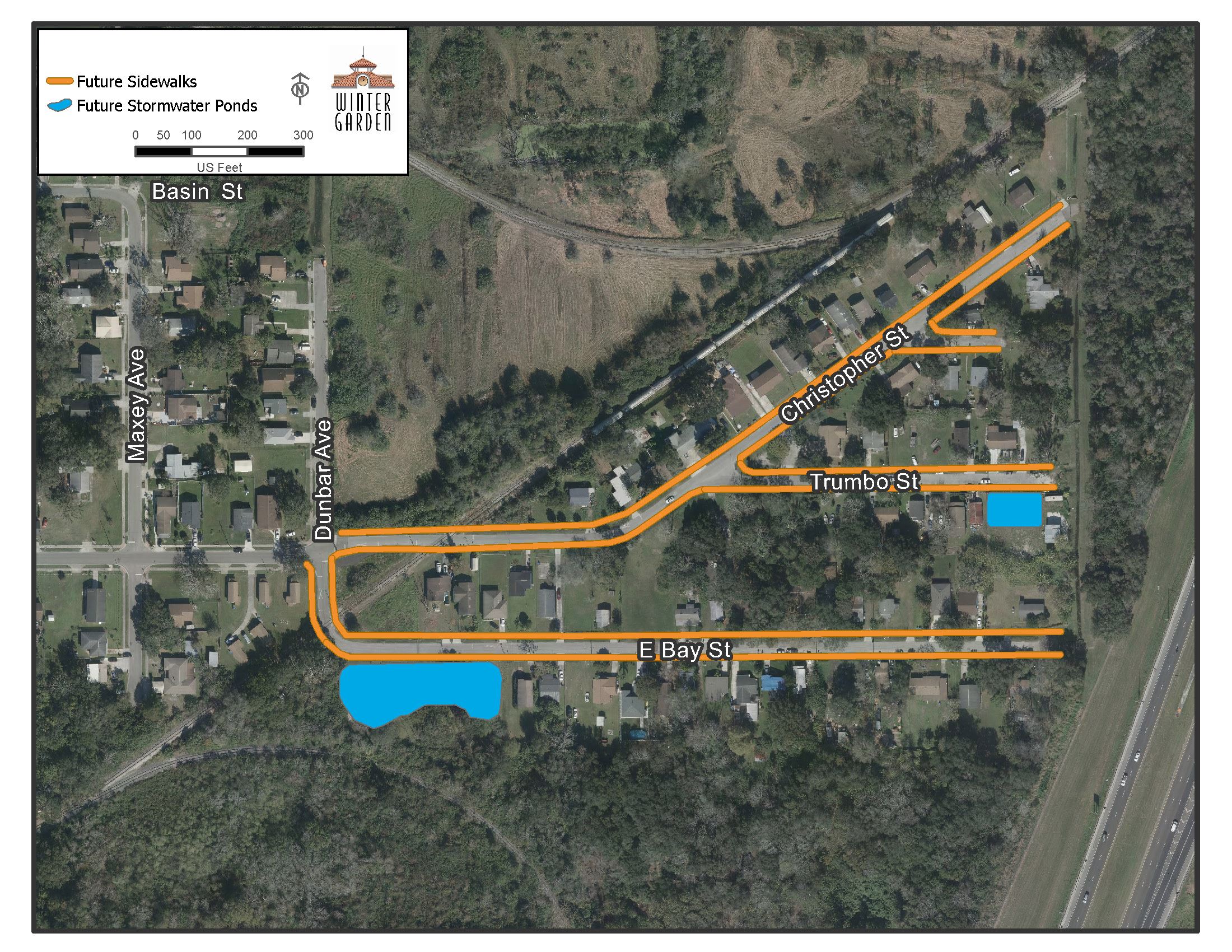 EWG Sidewalks Project Area (Stormwater)